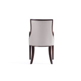 Grand Beech Wood Upholstered Dining Armchair