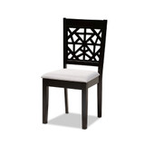 Jackson Modern and Contemporary Fabric Upholstered 4 Piece Dining Chair Set