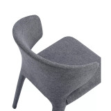 Conrad 2-Piece Woven Tweed Upholstered Dining Chair Set