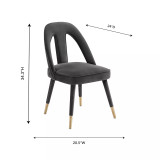Petra Velvet Dining Side Chair