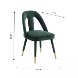Petra Velvet Dining Side Chair