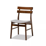 Devlin Mid-Century Modern Transitional Fabric Upholstered 4 Piece Dining Chair Set