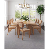 Giverny 2-Piece Ash Wood and Natural Cane Versatile Dining Chair