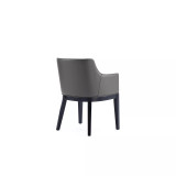 Gansevoort 2 Piece Beech Wood Faux Leather Upholstered Dining Armchair Set