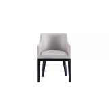 Gansevoort 2 Piece Beech Wood Faux Leather Upholstered Dining Armchair Set