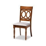 Lucie Modern and Contemporary Fabric Upholstered 4 Piece Dining Chair Set