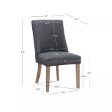 Powell Furniture Allard Upholstered Dining Chairs - Set of 2