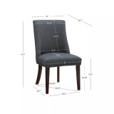 Powell Furniture Allard Upholstered Dining Chairs - Set of 2