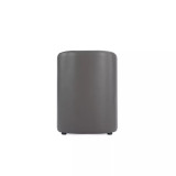 Anna 23.23" L Faux Leather Upholstered Round Dining Armchair