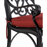 Set of 2 Dining Chairs with Cushions