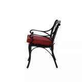Set of 2 Dining Chairs with Cushions