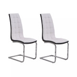 Marilyn Faux Leather Dining Side Chairs,, Set of 2