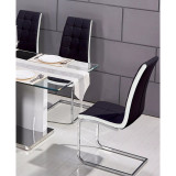 Marilyn Faux Leather Dining Side Chairs,, Set of 2