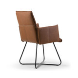 Set of 2 Ambel Modern Dining Chair with Metal Legs