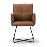 Set of 2 Ambel Modern Dining Chair with Metal Legs