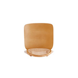 Versailles 2-Piece Round Ash Wood and Natural Cane Dining Chair