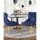 Allia Tufted Wingback Side Chair 2 Piece Set