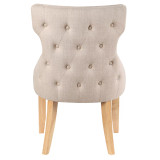 Allia Tufted Wingback Side Chair 2 Piece Set