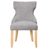 Allia Tufted Wingback Side Chair 2 Piece Set