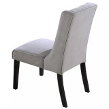 Newport Upholstered Side Chairs with Tufted Back, Set of 2