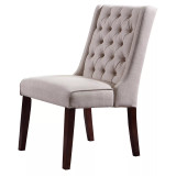 Newport Upholstered Side Chairs with Tufted Back, Set of 2