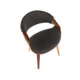 Curvo Mid-Century Modern Dining Accent Chair