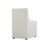 Anna 2 Piece Faux Leather Upholstered Square Dining Chair Set