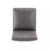 Anna 2 Piece Faux Leather Upholstered Square Dining Chair Set
