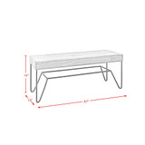 Tyler Standard Height Dining Bench