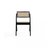 Lambinet 2-Piece Ash Wood and Natural Cane Folding Dining Chair
