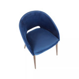 Renee Copper Metal Chair