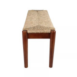 Indoor or Outdoor Seagrass Bench