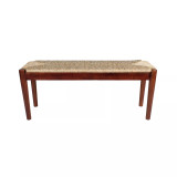 Indoor or Outdoor Seagrass Bench