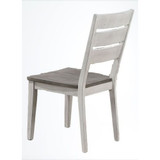 Contemporary Ladder Back Side Chai, Set of 2