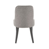Nueva Chair in Metal and Fabric Set of 2