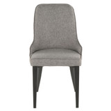 Nueva Chair in Metal and Fabric Set of 2