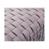 Satine Woven Bench with Metal Base