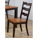 Company Transitional Ladder Back Dining Side Chairs, Set of 2