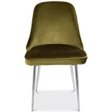 Marcel Dining Chair (Set of 2) - Chrome Finish