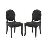 Button Dining Side Chair Set of 2