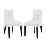 Regent Dining Side Chair Vinyl Set of 2