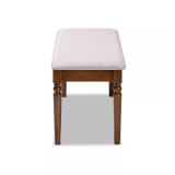 Giovanni Modern and Contemporary Fabric Upholstered Dining Bench