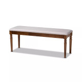 Giovanni Modern and Contemporary Fabric Upholstered Dining Bench