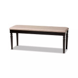Giovanni Modern and Contemporary Fabric Upholstered Dining Bench