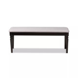 Giovanni Modern and Contemporary Fabric Upholstered Dining Bench