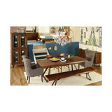 Nottingham Acacia Wood Dining Bench in Walnut Finish - 90" x 18" x 18.5"