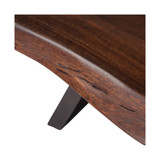 Nottingham Acacia Wood Dining Bench in Walnut Finish - 90" x 18" x 18.5"