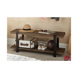Modesto 48"L Reclaimed Wood Entryway Bench