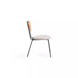 Jardin 2-Piece Upholstered Metal Dining Chair