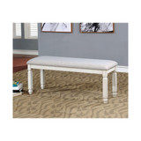 Sonora Antique White Bench